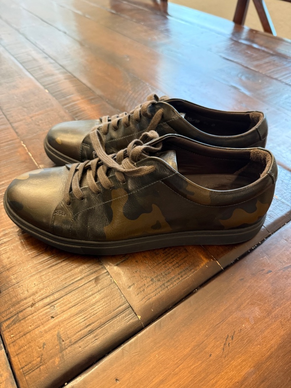 Allen Edmonds Canal Court Camouflage Leather Low-Top Sneakers